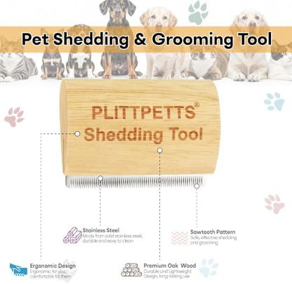 Cat Brush for Shedding, Deshedding Grooming Tool for Samll pets - Image 4