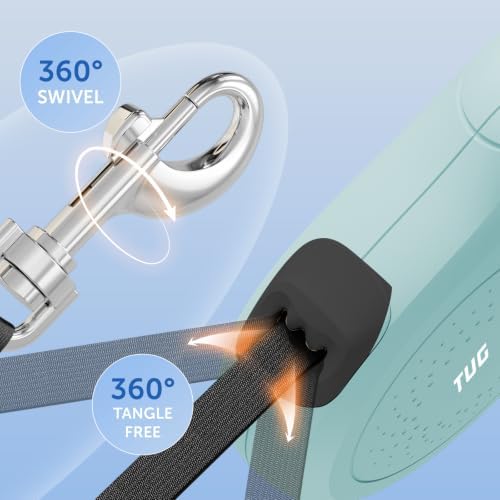 TUG Quest Retractable Dog Leash | 360° Tangle-Free | 16 ft Tape - Image 3