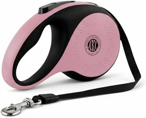 American Kennel Club Retractable Dog Leash, Tangle-Free, Ergonomic Grip by AmericanKennelClub