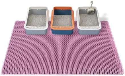 Cat Litter Box Mat-Super Large 47''x36'' Litter Trapping Mat by USHARP