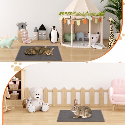 2 Pcs Cat Scratcher Mat 23.6 X 15.7Inch Natural Sisal Cat Scratching Carpet - Image 7