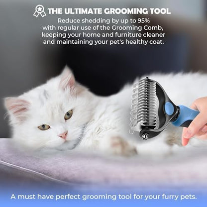 Undercoat Rake for Dogs & Cats, Dematting Comb - Image 6