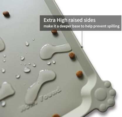 Hoki Found Large Silicone Non Slip Pet Food Mats - Image 2