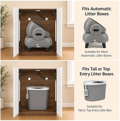 unipaws Cat Litter Box Enclosure - Image 2