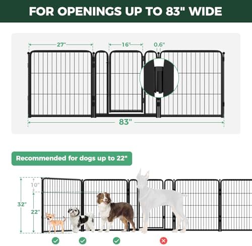 FXW Dog Gate, Extra Wide Adjustable - Image 6