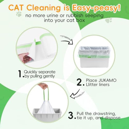 120 Pack Cat Litter Box Liners for Meo Want SC01, MWSC02 SC09, 1.5 Mil Thick - Image 6
