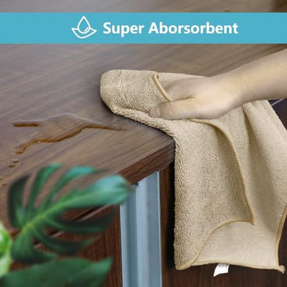 HOMEXCEL 50PK Microfiber Cleaning Cloth, Cleaning Rag - Image 3