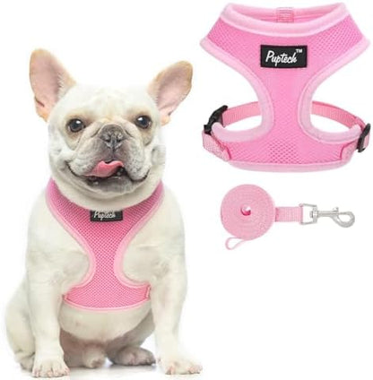 PUPTECK Small Dog Harness and Leash Set No Pull by PUPTECK