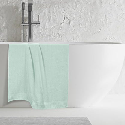 GLAMBURG 100% Cotton Oversized 2 Pack Bath Sheets 35x70, Ultra Soft Highly - Image 5
