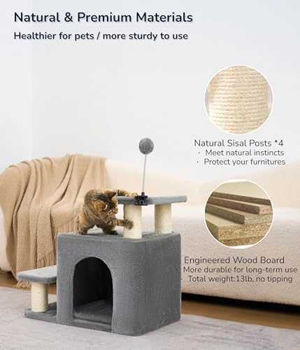Happi N Pets Cat Stairs for Bed, Stable Pet Step - Image 5