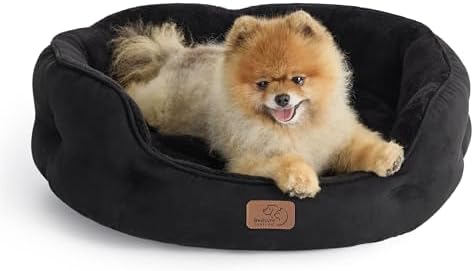 Bedsure Small Dog Bed Washable, Round Cat Beds by BEDSURE