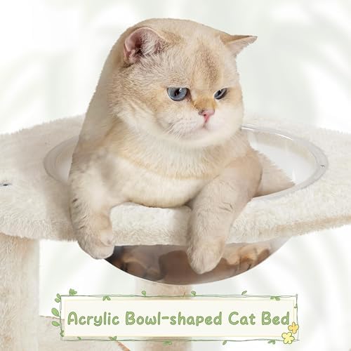Yaheetech 54in Rattan Cat Tree Tower - Image 6