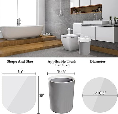 Charmount Small Trash Can Liners, Garbage Bags - Image 2