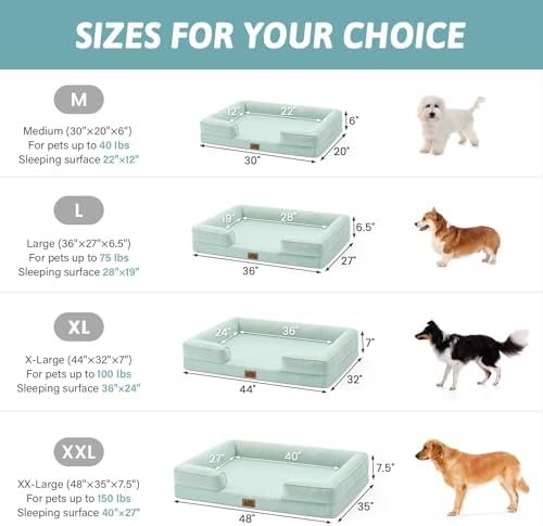 COZY KISS Orthopedic Dog Cooling Bed Washable - Image 2