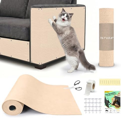 Cat Scratch Furniture Protector: 78.7"x15.8" High Self-Adhesive by Finvizo