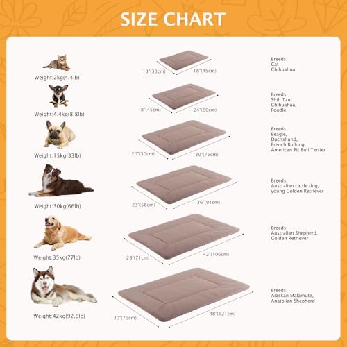 Reversible Dog Bed Mat with Plush and Corn Velvet, Soft Warm Pet Cushion - Image 3