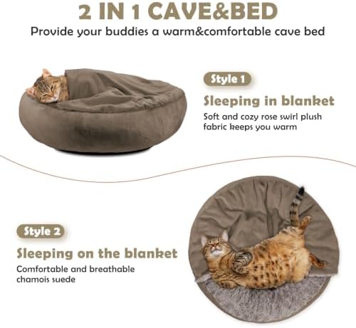 JOEJOY Small Dog Bed Cat Bed - Image 2