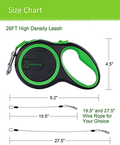 26FT Long Chew Proof Retractable Dog Leash - Image 4