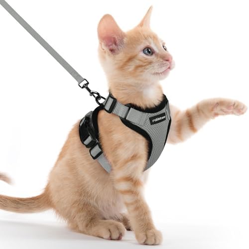 rabbitgoo Cat Harness and Leash Set, Escape Proof Vest by rabbitgoo