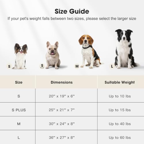 MIXJOY Dog Bed Medium Size Dog, Washable Medium Dogs Bed - Image 5