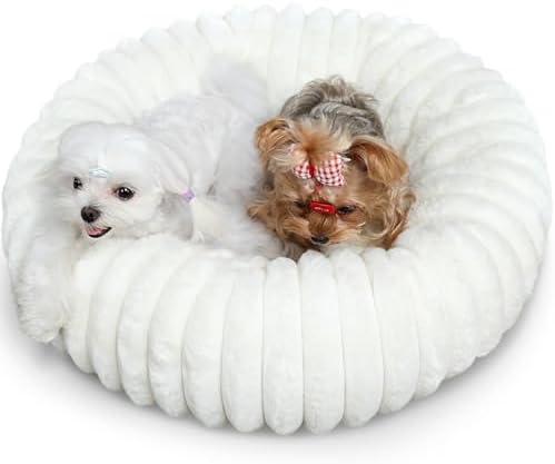 Donut Small Dog Bed Washable by ZihapgpzpPetSupplies