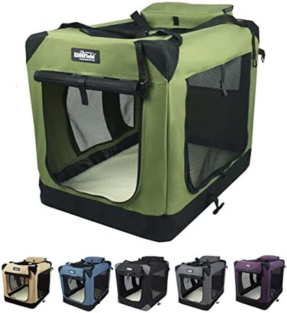EliteField 3-Door Soft Dog Crate by EliteField