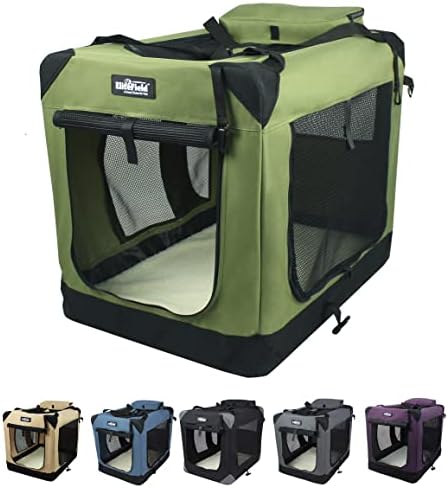 EliteField 3-Door Soft Dog Crate by EliteField