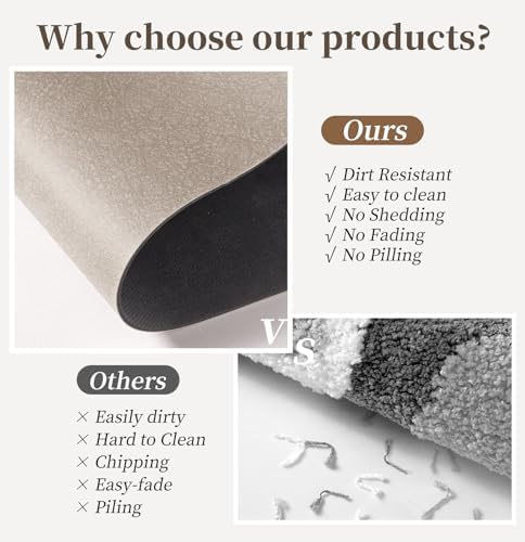 Long Bath Rugs 47x17-Diatomaceous Earth Stone Bath Mats - Image 6