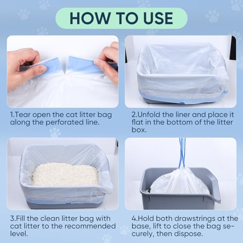 160 Ct Cat Litter Box Liners Compatible - Image 6