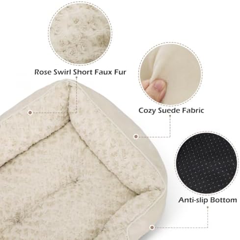 INVENHO Large Dog Bed Rectangle Washable Orthopedic Soft Calming Sleeping - Image 3