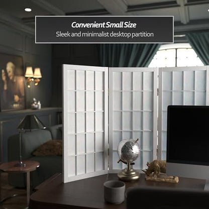 2 ft. Short Desktop Window Pane Shoji Screen - Image 2
