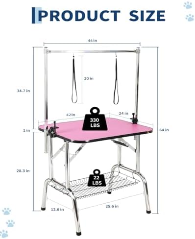 Garvee 42" Pet Grooming Table - Image 2