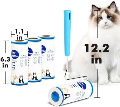 Large Surface Extra Sticky Lint Roller, 6.3''Wide Roller - Image 4