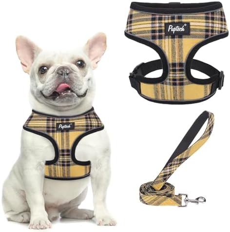 PUPTECK Small Dog Harness and Leash Set No Pull by PUPTECK