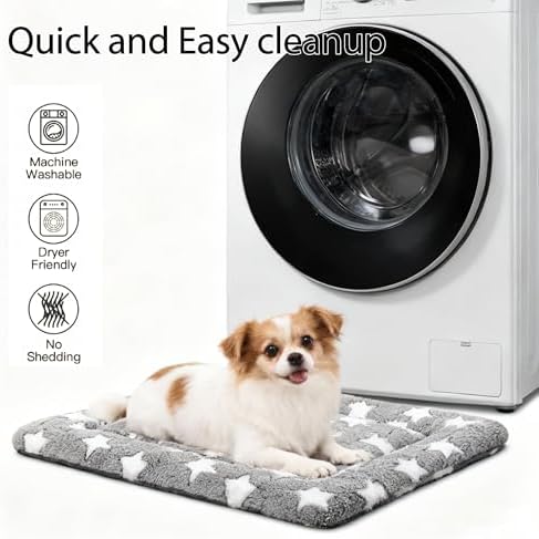 Dog Bed Mat, Reversible Crate Pad, Machine Washable - Image 5