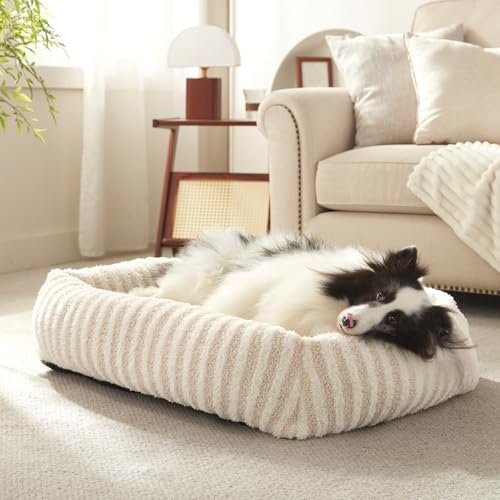 MIXJOY Dog Bed Large Size, Washable Large Dog Beds by MIXJOY