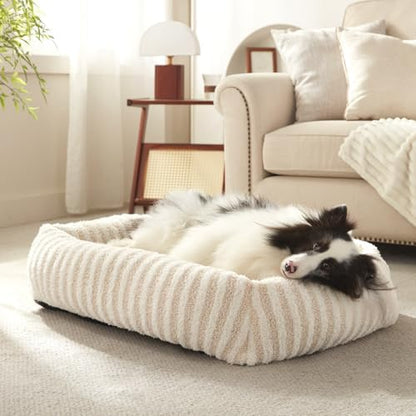 MIXJOY Dog Bed Large Size, Washable Large Dog Beds by MIXJOY