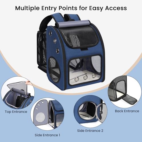 Expandable Cat Carrier Backpack, Large Space, Airline Approved, 18 lbs - Image 4