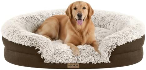 Miorun Fluffy Orthopedic Dog Beds Large Sized Dog by Miorun