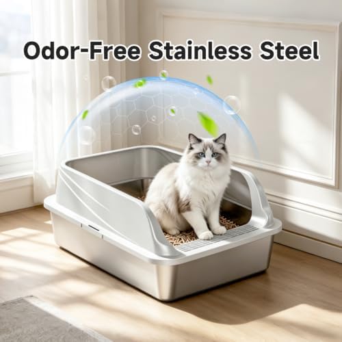 Stainless Steel Sifting Litter Box - Image 7