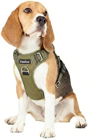 Funfox Dog Harness No Pull, Adjustable Pet Vest Harness, Super Soft Material by MyFUNFOX
