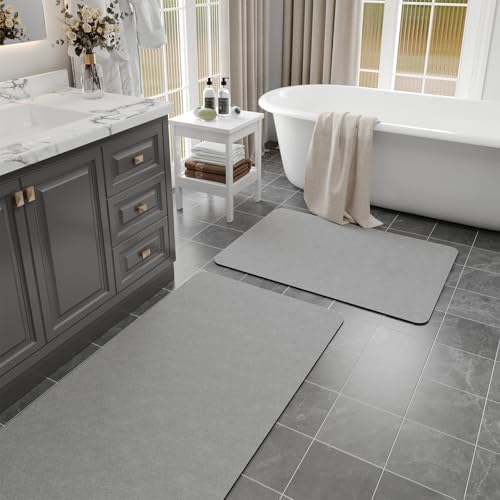 Bathroom Mat Rugs Sets 2 Piece Stone Bath Mats by Earcu