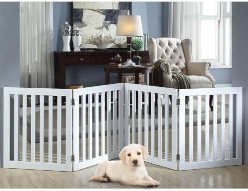 unipaws 24”H Free Standing Pet Gate - Image 2