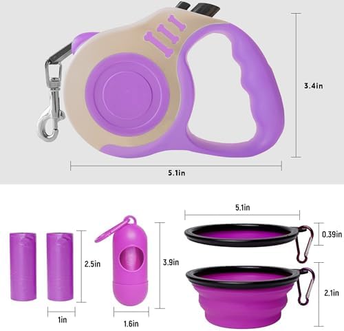 Retractable Dog Leash Automatic Telescopic Tractor Dog Tape - Image 2