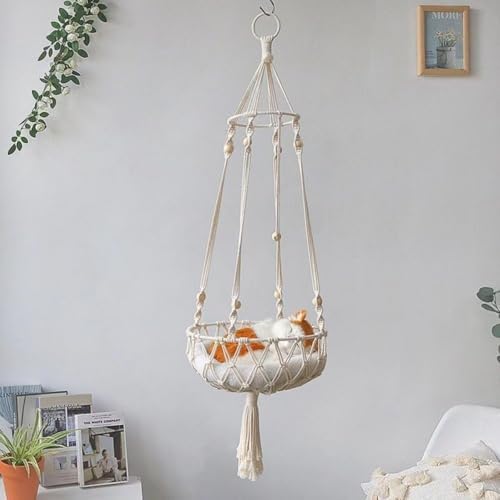 Cats Hammocks Hand Woven Hanging Cat Beds - Image 7