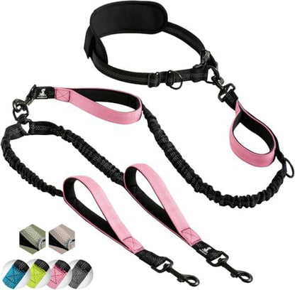 SparklyPets Hands Free Dual Dog Leash, Medium & Large by SparklyPets