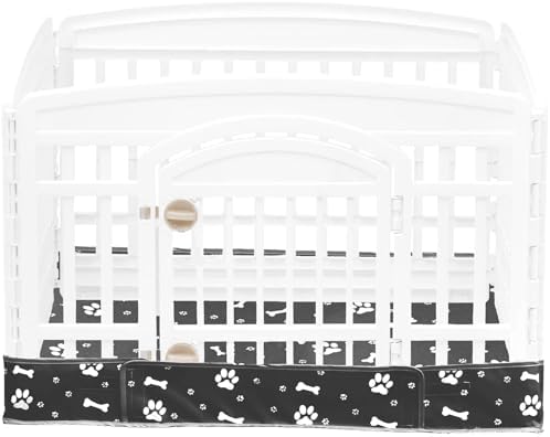 Dog Playpen Bottom Pad Fits for 36 Inch 4 Panels Exercise Pet Playpen, Dog by THINMUHAND