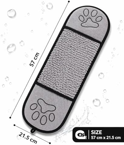 Dog Towel, Quick Dry Chenille Microfiber Pet Bath Towel - Image 4