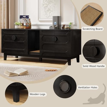 ONBRILL 59" Cat Litter Box Enclosure - Image 4