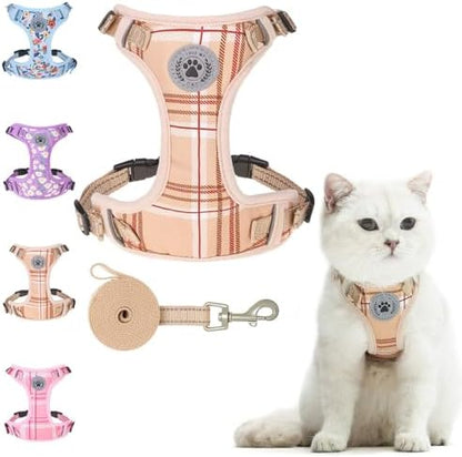 BEAUTYZOO Cat Harness and Leash Set, Escape Proof and Adjustable by BEAUTYZOO